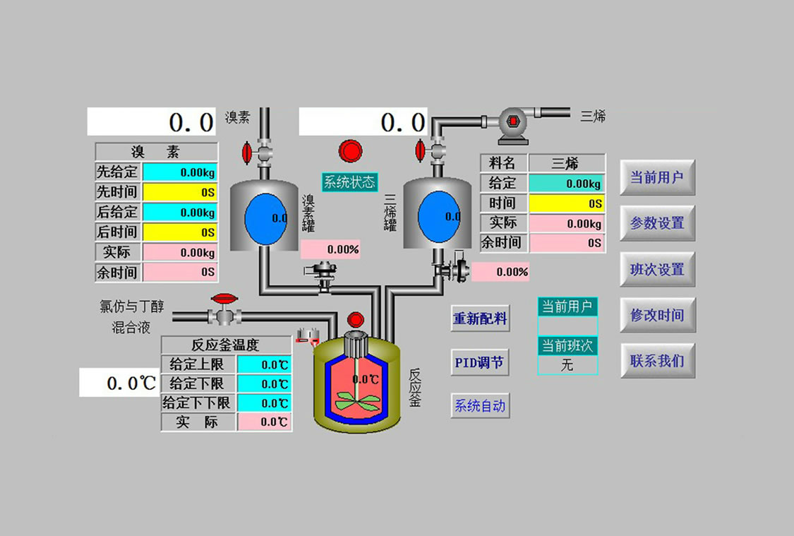 反應(yīng)釜自動配料計量系統(tǒng)